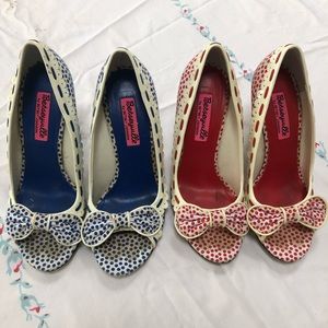 Betsey Johnson Vintage Betseyville Heels Bundle